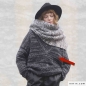 Preview: Pullover aus Alma von Katia Concept Farbe 308 schwarz-grau