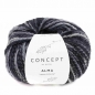 Preview: Wolle Alma von Katia Concept Farbe 308 schwarz-grau
