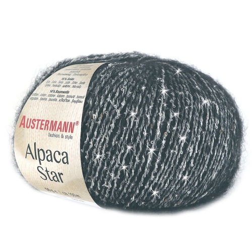 Alpaca Star von Austermann Farbe 08 schwarz