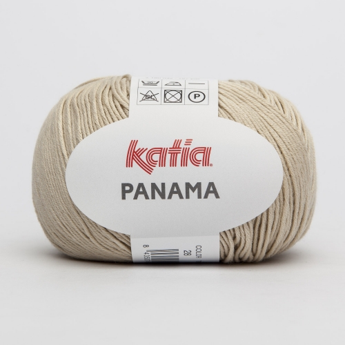 PANAMA Baumwollgarn von Katia 50g-Knäuel Fb. 28 beige hell