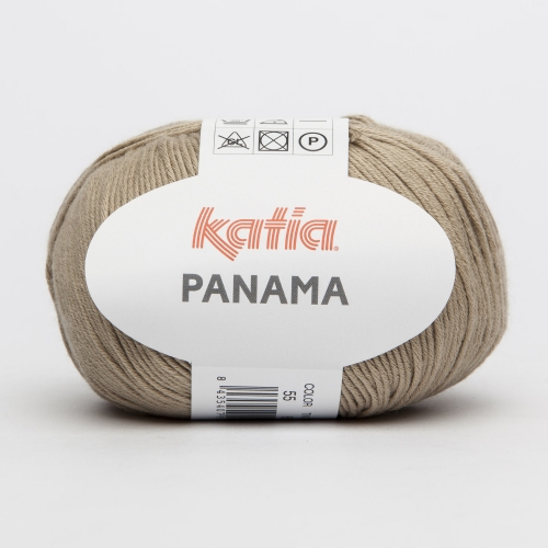 PANAMA Baumwollgarn von Katia 50g-Knäuel Fb. 55 lino/leinen