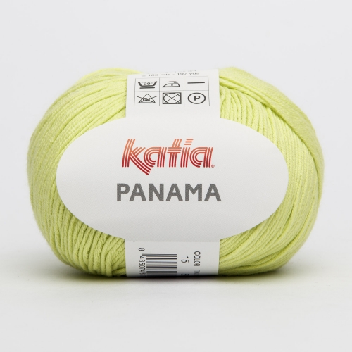 PANAMA Baumwollgarn von Katia 50g-Knäuel Fb. 15 limette