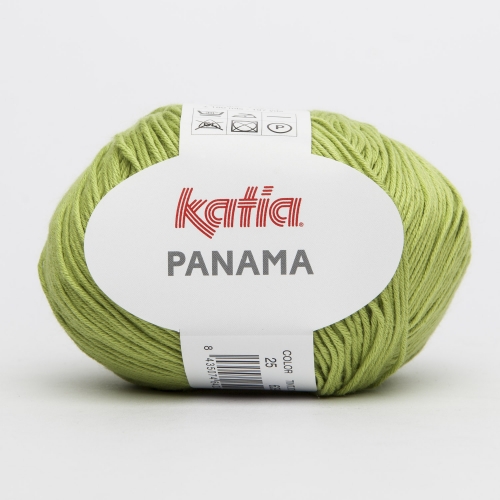 PANAMA Baumwollgarn von Katia 50g-Knäuel Fb. 25 pistazie