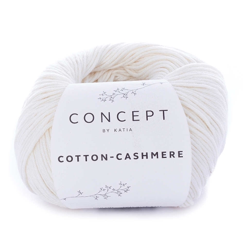 Cotton-Cashmere von Concept by Katia Farbe 53 naturweiß