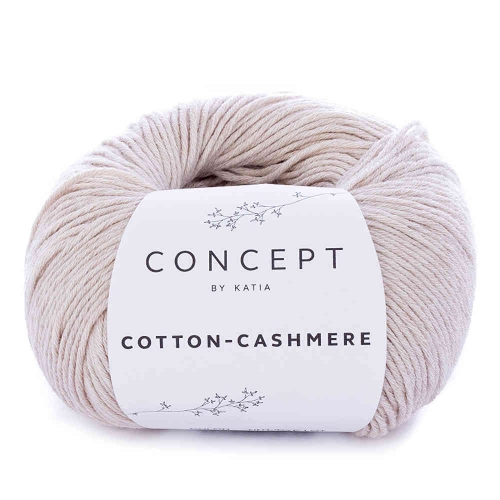 Cotton-Cashmere von Concept by Katia Farbe 54 beige