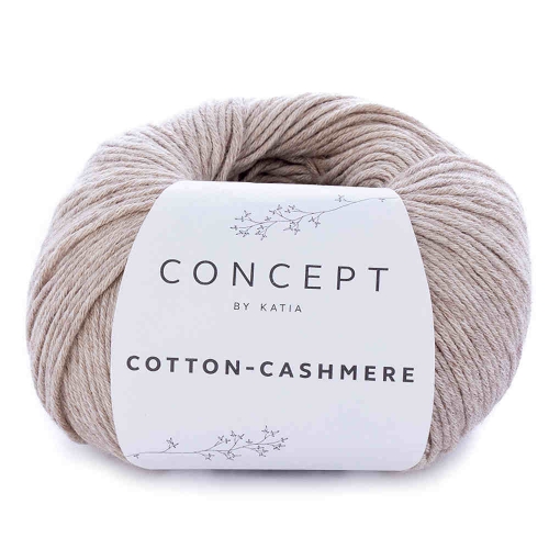 Cotton-Cashmere von Concept by Katia Farbe 55 mittelbeige