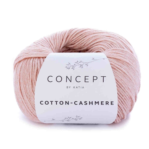 Cotton-Cashmere von Concept by Katia Farbe 66 lachsorange