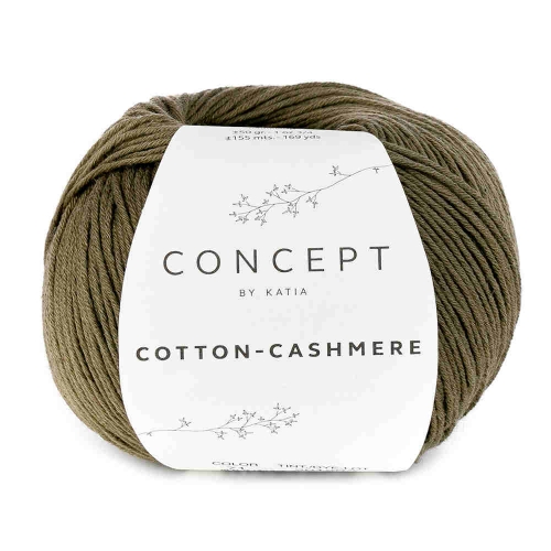 Cotton-Cashmere von Concept by Katia Farbe 71 khaki