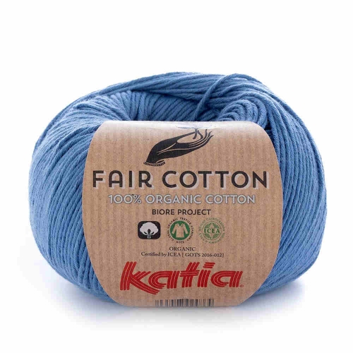 Fair Cotton von Katia 50g-Knäuel Fb. 18 jeans