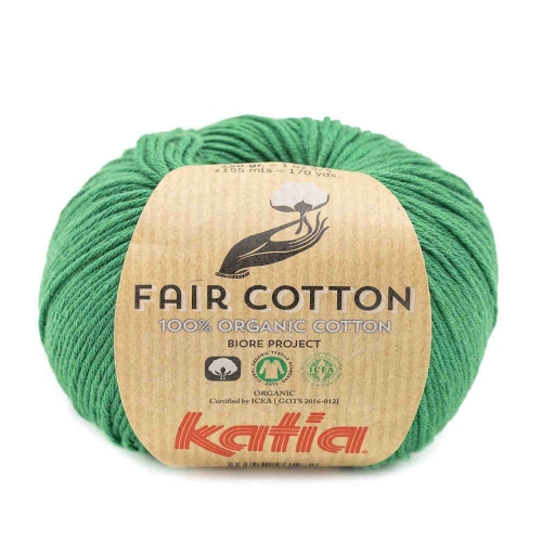Fair Cotton 100% Bio-Baumwolle von Katia Farbe 42 flaschengrün
