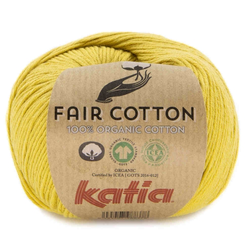 Fair Cotton von Katia 50g-Knäuel Fb. 47 hellpistaziengrün