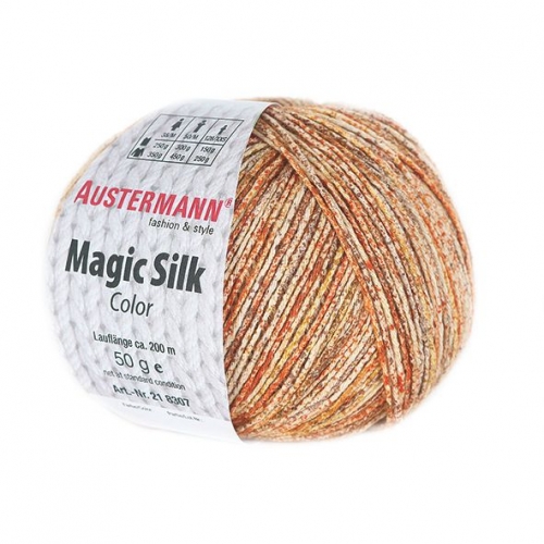 Magic Silk Color von Austermann 50g-Knäuel Fb. 102 gold