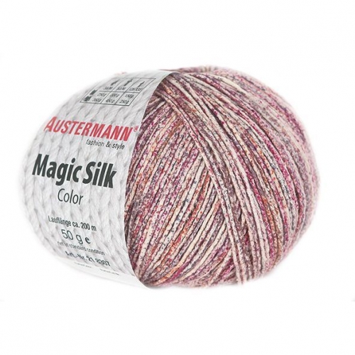 Magic Silk Color von Austermann 50g-Knäuel Fb. 103 beere