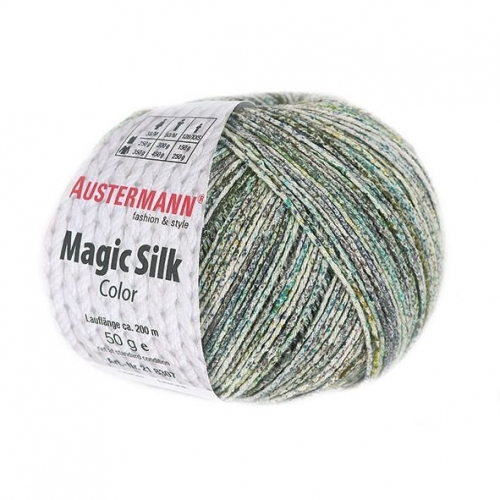 Magic Silk Color von Austermann 50g-Knäuel Fb. 106 salbei