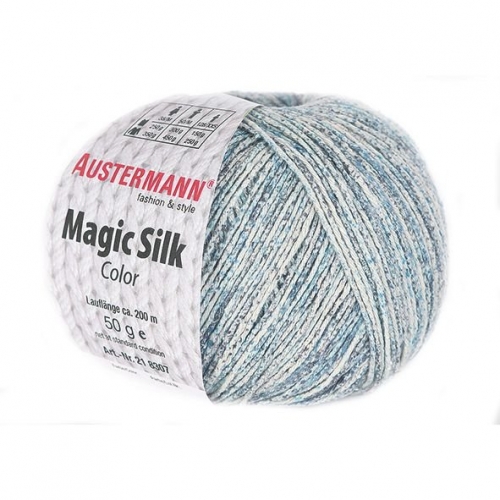 Magic Silk Color von Austermann 50g-Knäuel Fb. 108 wasser