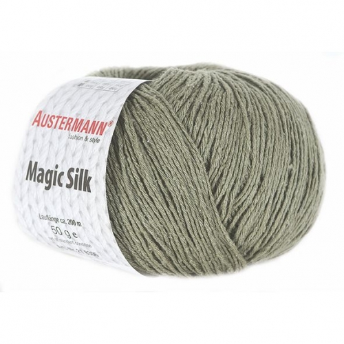 Magic Silk 100% Seide von Austermann 50g-Knäuel Fb. 05 khaki