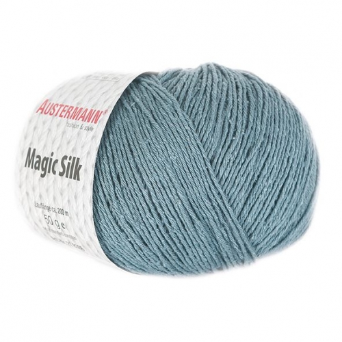 Magic Silk 100% Seide von Austermann 50g-Knäuel Fb. 08 fjord