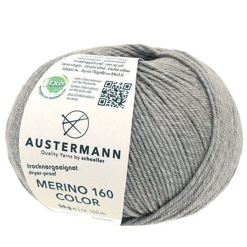 Merino 160 EXP Color von Austermann 50g-Knäuel Farbe 1211 taupe
