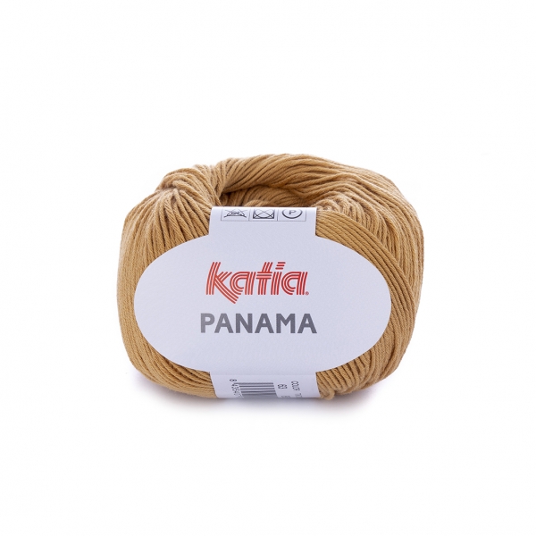 Knäuel Baumwollgarn Panama Farbe 63 helles senfgelb