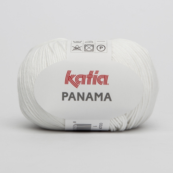 Panama Baumwolgarn von Fil Katia Farbe 1