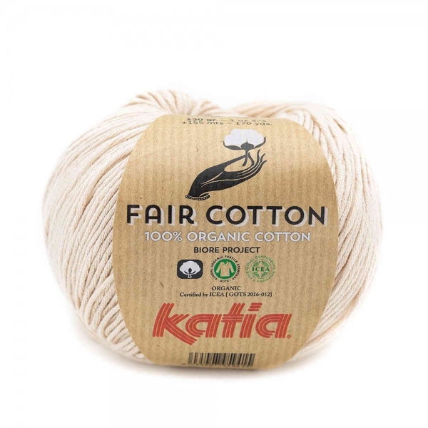 Fair Cotton 100% Bio-Baumwolle von Katia Farbe 35 beige