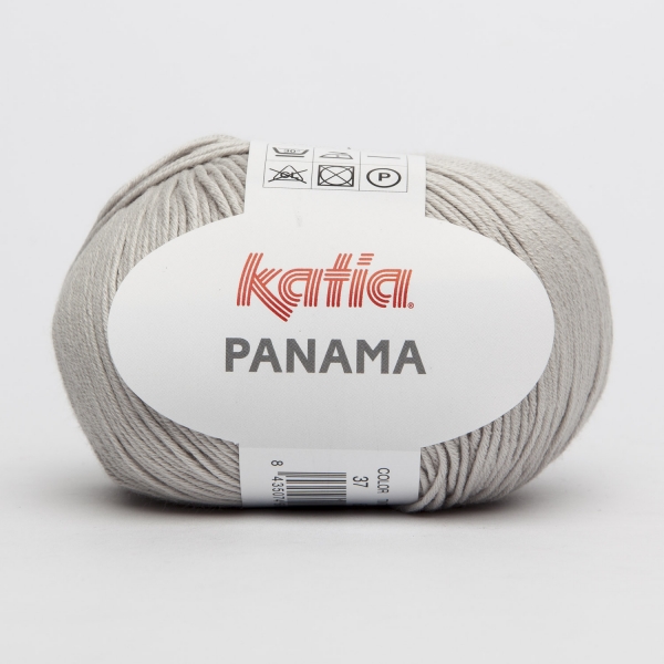 Baumwollgarn Panama von Katia Farbe perle