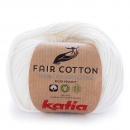 Fair Cotton von Katia 50g-Knäuel Fb. 3 naturweiß